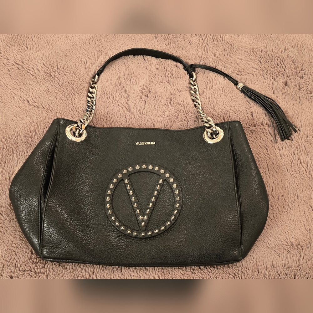 Valentino Luisa rock studded black bag